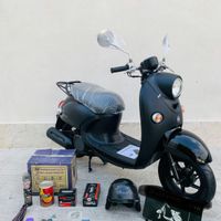 پاکشتی یاماها وینو کاربراتور رنگ مشکی مات|موتورسیکلت|تهران, طرشت|دیوار