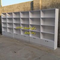 دکور مغازه سفارشی قفسه رگال شیاری پیشخوان ویترین|فروشگاه و مغازه|تهران, حسن‌آباد|دیوار