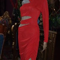 لباس شب مجلسی فشن قرمز خانگی راحت دامن لوبادا|لباس|تهران, میدان ولیعصر|دیوار