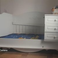 تخت و کمد بچه در حد نو|تخت و صندلی بچه|صفادشت, |دیوار