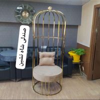 میز صندلی بزرگ فلزی شاه نشین استیل|صندلی و نیمکت|تهران, حسن‌آباد باقرفر|دیوار