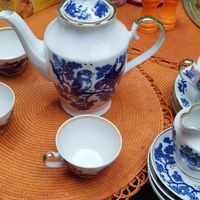ست چای خوری قلم ابی|ظروف سرو و پذیرایی|تهران, نظام‌آباد|دیوار