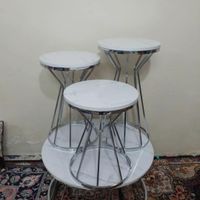 میز عسلی فلزی و جلو مبلی استیل آبکاری فورتیک|مبلمان خانگی و میزعسلی|تهران, حسن‌آباد باقرفر|دیوار