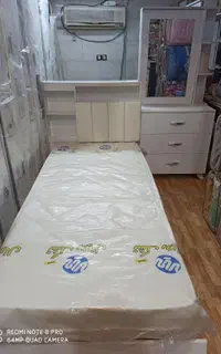تخت تک نفره المیرا ام دی اف / با چراغ خواب