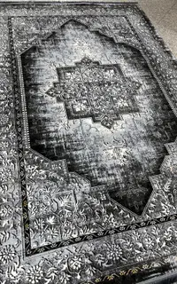 فرش ۵۰۰شانه ابریشم نما برجسته