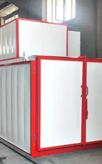 کوره رنگ پودری استاتیک آتشخانه چهار متری ضمانتی