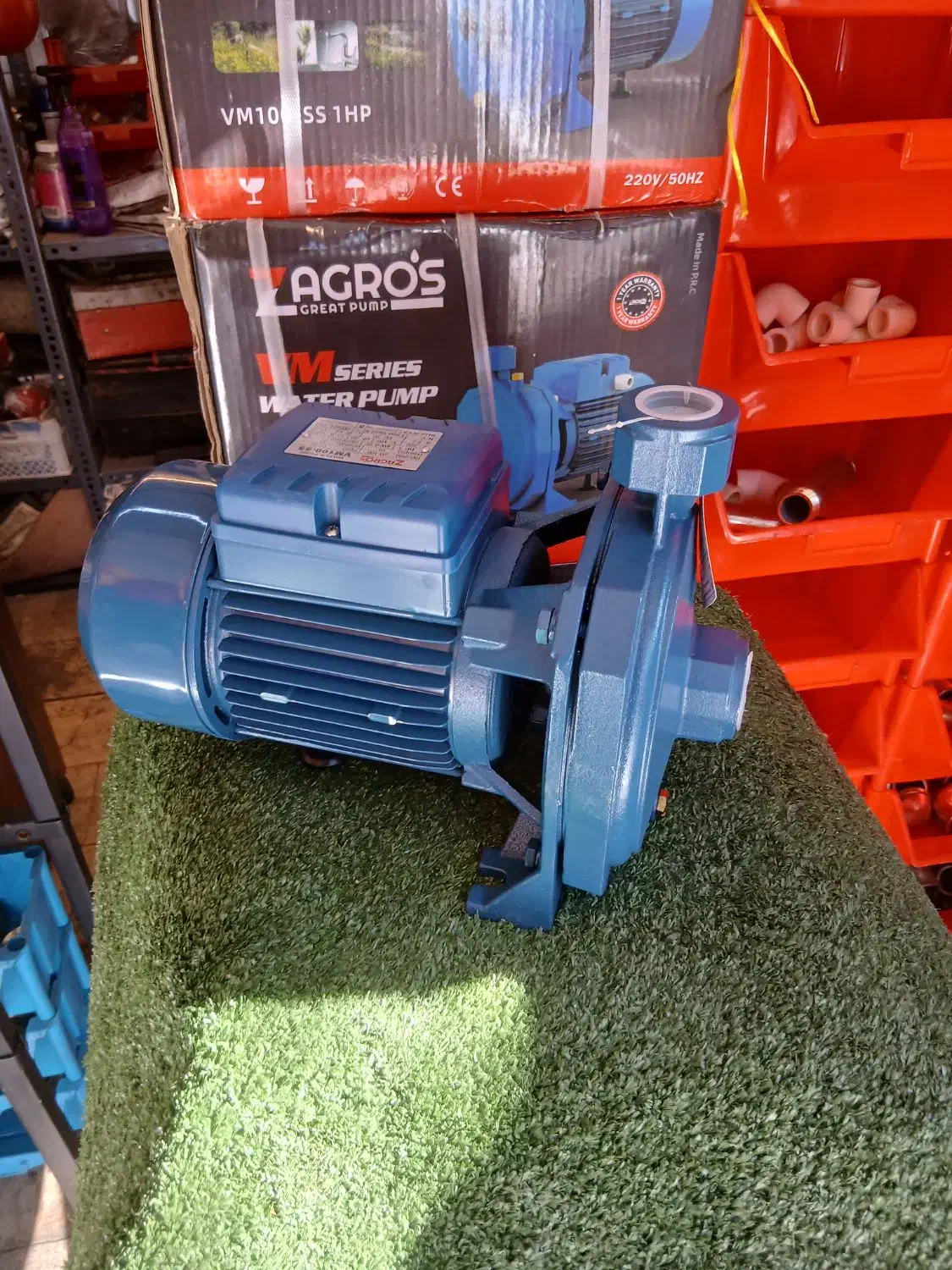 پمپ آب زاگرس یک اسب، بشقابی اصل|مصالح و تجهیزات ساختمان|تهران, جوادیه|دیوار