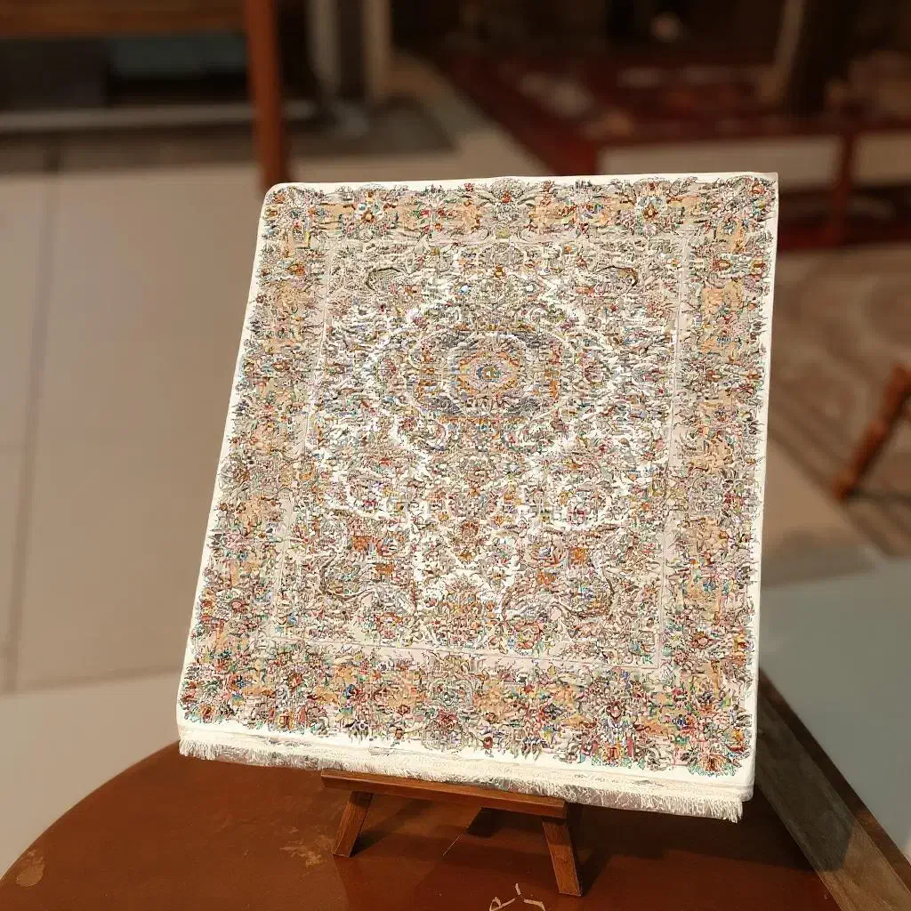 فرش تبریز ابریشم کاملا نو ۶۰ رج|فرش|تهران, هفت حوض|دیوار