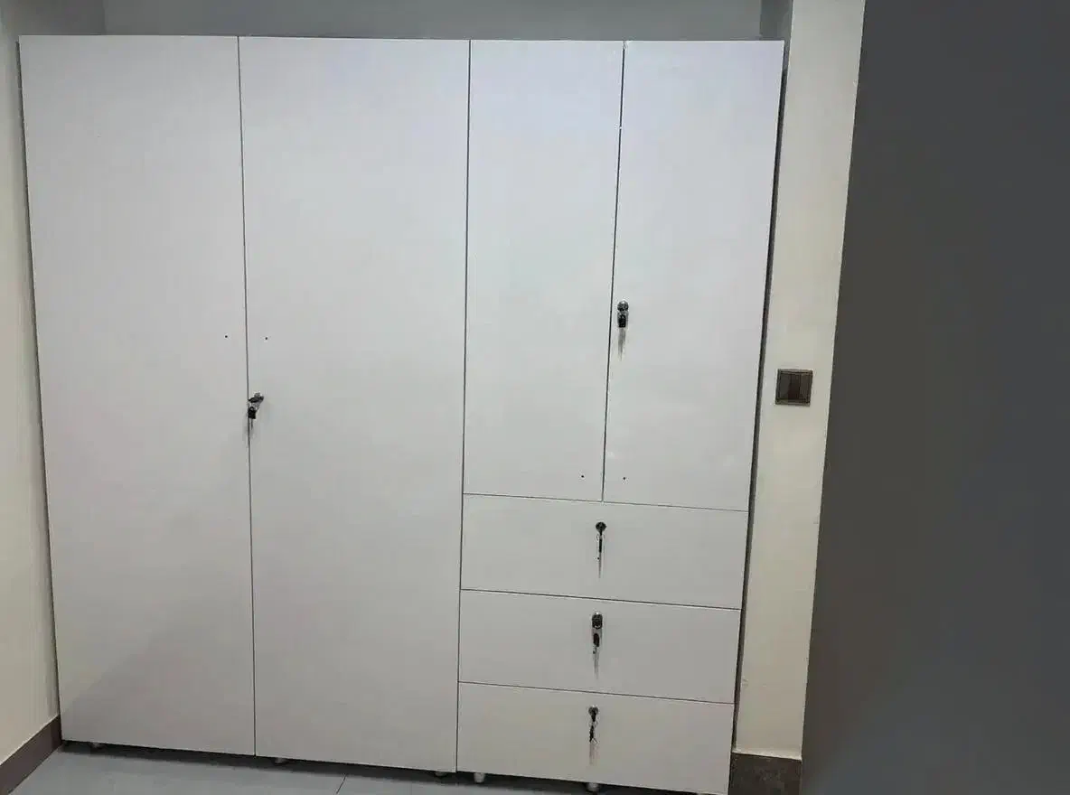 ست کمد سفید دو تکه دراوردار 180×180|جاکفشی، کمد، دراور|شیراز, فرهنگ شهر|دیوار