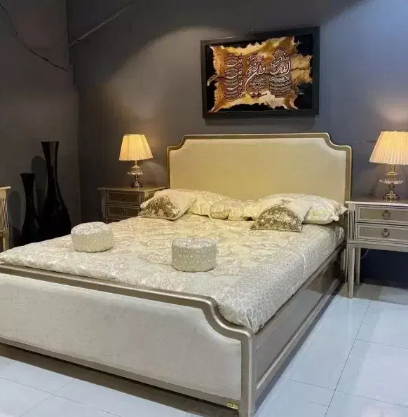 فروش سرویس خواب کامل دونفره MDF مدرن شیک|تخت و سرویس خواب|زاهدان, |دیوار