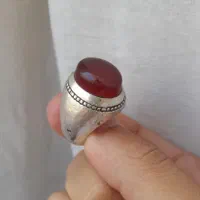 انگشتر نقره مردانه عقیق خراسان|جواهرات|تهران, پامنار|دیوار