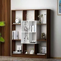 بوفه و کتابخانه مدل ماکان وسط سفید