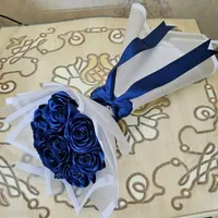 دسته گل و باکس با روبان|گل مصنوعی|الیگودرز, |دیوار