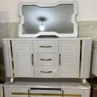 آینه کنسول آینه کنسول مدل شبنم|بوفه، ویترین، کنسول|تبریز, |دیوار