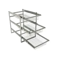 سبد ریلی داخل کابینت/جا ادویه/سبد سیب و پیاز