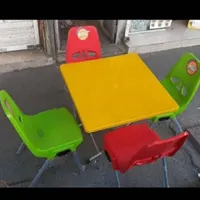 میزو صندلی پلاستیکی پایه فلزی