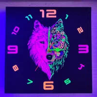 ساعت دیواری بلک لایت Blacklight|ساعت دیواری و تزئینی|تهران, مرزداران|دیوار