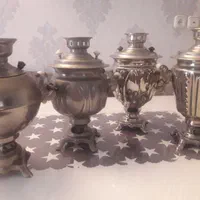 سماور برنجی روسی برقی|سماور، چای‌ساز، قهوه‌ساز|تهران, جنت‌آباد جنوبی|دیوار