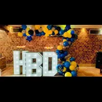 میز تولد HBD|ریسه و چراغ تزئینی|اصفهان, عسگریه|دیوار