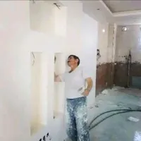 نقاشی ساختمان رنگکاری کناف دیوار سقف و ابزار