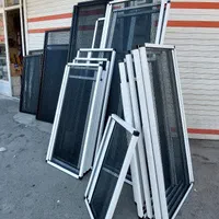 توری پنجره پلیسه کشویی فرانسوی و ثابت