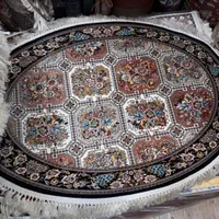 فرش آشپزخانه بیضی ۱×۱/۵ طرح خشتی۱۰۰۰شانه اصل|فرش|تبریز, |دیوار
