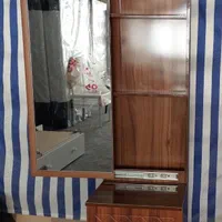 آینه قدی ایستاده چوبی دو کشوی ریلی|آینه|تبریز, |دیوار