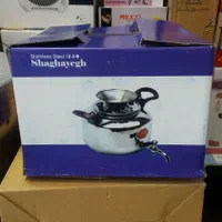 کتری استیل لوله دار شیردار تمام استیل نو آکبند|قوری، کتری، قهوه‌ساز دستی|اصفهان, فرح آباد|دیوار