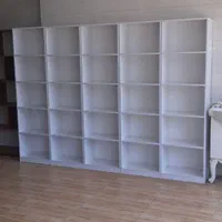 کتابخانه و قفسه چوبی|کتابخانه، شلف، قفسه‌های دیواری|کرج, حصارک بالا|دیوار