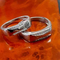 حلقه نقره ست زنانه و مردانه|جواهرات|اصفهان, چرخاب|دیوار