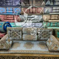 سرای سرویس شاهنشین/تخت سنتی منبت/لحاف کرسی ترمه|صنایع دستی و سایر لوازم تزئینی|زنجان, |دیوار