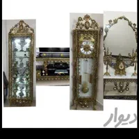 خریدار و فروشنده برنز بوفه آینه وشمعدان ساعت برنج