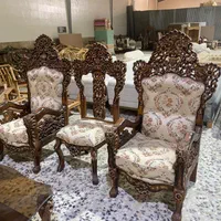 مبل دسته گلی چوب گردو تمام دست|مبلمان خانگی و میز عسلی|اصفهان, محله اسلامی|دیوار