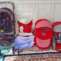 کالسکه و کریر و ساک بچه