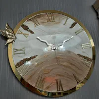 ساعت دیواری دست ساز طرح پروانه|ساعت دیواری و تزئینی|تهران, مجیدیه|دیوار