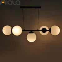 لوستر /مدرن /مولکولی/ پنج شعله برند نیالا