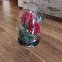 گل رز شیشه ای