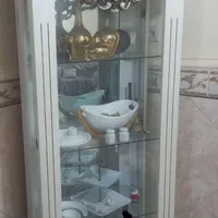 بوفه چوبی همراه با میز تی وی