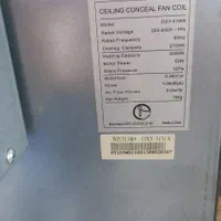 فن کویل ۳۰۰ اکسیژن چینی اصل فنکویل|کولر گازی و فن‌کوئل|تهران, یافت آباد جنوبی|دیوار