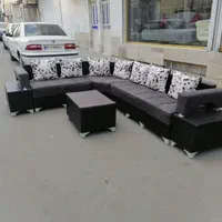 مبل ال دسته دوبل|مبلمان خانگی و میز عسلی|مشکین‌دشت, |دیوار