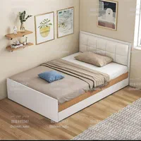 تخت خواب دو نفره تکنفره ساده|تخت و سرویس خواب|قروه, |دیوار