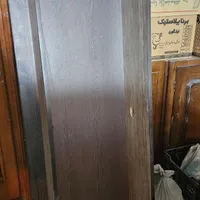 شلف دکوری ویترین چوبی