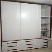 ساخت و نصب انواع درب، کمد دیواری کابینت و جاکفشی|جاکفشی، کمد، دراور|تهران, فلسطین (میدان انقلاب)|دیوار