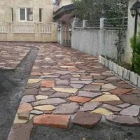 سنگ ورقه ای لاشه فرش کوبیک قلوه سنگ پسکوهک کیوبیک|مصالح و تجهیزات ساختمان|شیراز, شهرک بزین|دیوار