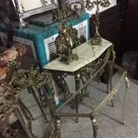 خریدار اینه شمعدان فلزی برنزی استیل سالم و مستعمل