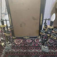 آینه و شمعدان قدیمی
