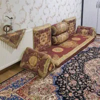 ست پشتی شاه نشین لحاف کرسی ترمه اصل یزد مدل افشار|پشتی|تهران, شهرک آپادانا|دیوار