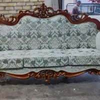 مبل دسته چوبی افسون سلطنتی تولیدی حیدری|مبلمان خانگی و میز عسلی|قم, امامزاده ابراهیم|دیوار