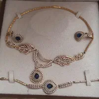 ست نقره ابکاری طلا