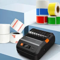 لیبل پرینتر حرارتی عرض 8 سانت لیبل زن جیبی بلوتوثی